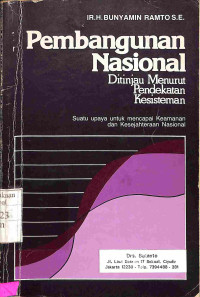 Pembangunan Nasional Ditinjau Menurut Pendekatan Kesisteman