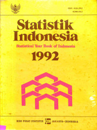 Statistik Indonesia-Statistical Year Book of Indonesia 1992