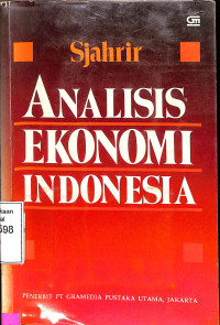 ANALISIS EKONOMI INDONESIA