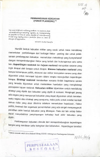 PEMBANGUNAN KEKUATAN (FORCE PLANNING)