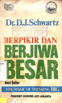 Berpikir Dan Berjiwa Besar.Best Seller