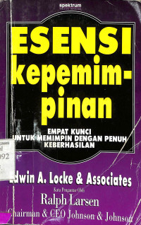 ESENSI KEPEMIMPINAN