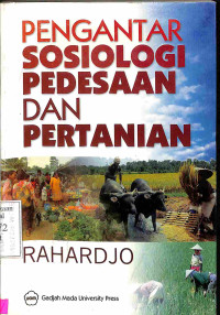 Pengantar Sosiologi Pedesaan dan Pertanian