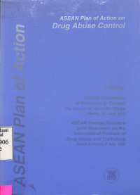 Asean Plan of Action on Drug Abuse Control