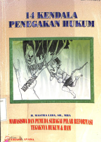 14 Kendala Penegakan Hukum