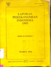 Laporan Perekonomian Indonesia 1993