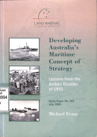 Developing Australias Maritime Concept Of Strategy