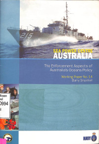 Enforcement Aspects of Australias Oceans Policy