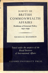 Survey Of British Commonwealth Affairs