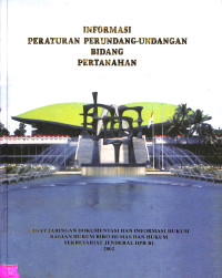 INFORMASI PERATURAN PERUNDANG-UNDANG BIDANG PERTAHANAN