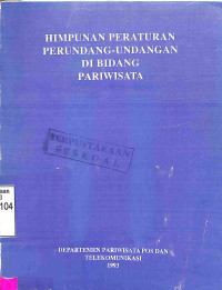 Himpunan Peraturan Perundang-Undangan di Bidang Pariwisata