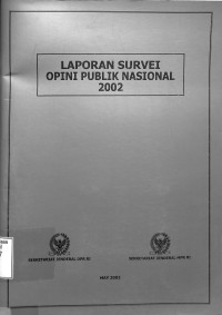 Laporan survei opini publik nasional 2002