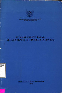 UUD NEGARA RI TAHUN 1945