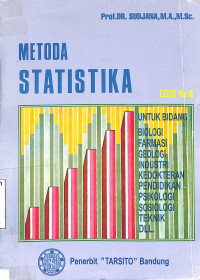 Metoda Statistik. Edisi Ke. 6