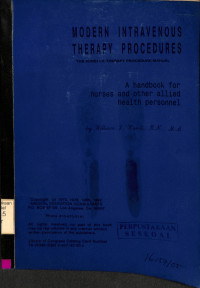 Modern intravenous therapy procedures