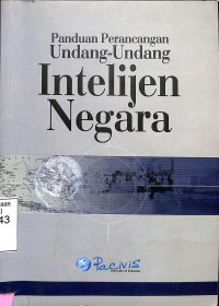 Panduan Perancangan Undang-undang Intelijen Negara