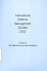 INTERNATIONAL DEFENCE MANAGEMENT STUDIES 2002