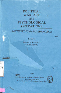 Political Warfare And Psychological Operations