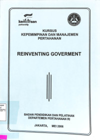 Reinventing Government