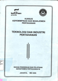 Teknologi Dan Industri Pertahanan