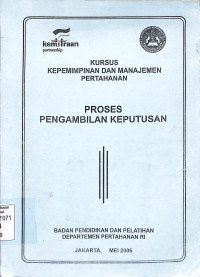 Proses Pengambilan Keputusan