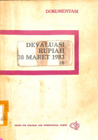 DEVALUASI RUPIAH 30 MARET 1983 (I)