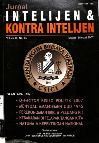 Jurnal Intelijen & Kontra Intelijen.No.15