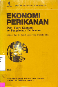 ekonomi perikanan ( jilid 1)