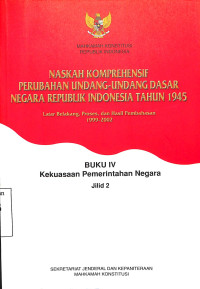 Buku IV Kekuasaan Pemerintahan Negara. Jilid 2