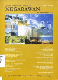 Jurnal Sekretariat Negara RI. Negarawan N0. 06 (November 2007)