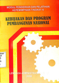 Kebijakan Dan Program Pembangunan Nasional