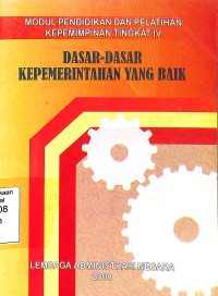 Dasar-Dasar Kepemerintahan Yang Baik