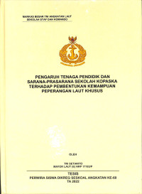 Pengaruh Tenaga Pendidik dan Sarana- Prasarana Sekolah Kopasaka Terhadap Pembentukan Kemampuan Peperangan Laut Khusus