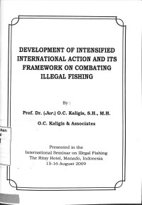 Development of Intensified International Action and Its Framework on Combating Illegal Fishing