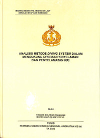 Analisis Metode Diving System Dalam Mendukung Operasi Penyelaman dan Penyelamatan KRI