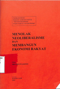 menolak neoliberalisme dan membangun ekonomi rakyat