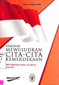 Seminar Mewujudkan Cita-Cita Kemerdekaan