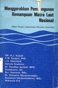 Menggerakkan Pembangunan Kemampuan Matra Laut Nasional