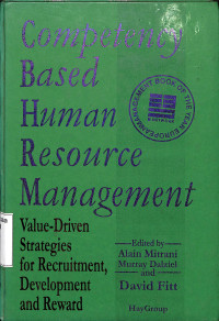 COMPETENCY BASED HUMAN RESOURCE MANAGEMENT