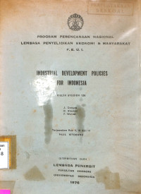 industrial development policies for indonesia