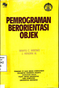 Pemrograman Berorientasi Objek