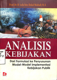 Analisis Kebijakan