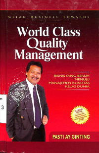 World Class Quality Management