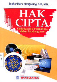 hak cipta kedudukan & peranannya dalam pembangunan