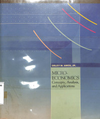 Microeconomics Concepts, Analysis and Applications