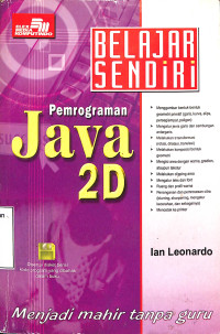 Belajar Sendiri Pemrograman Java 2D