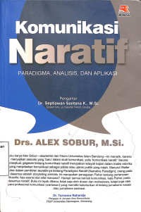 Komunikasi Naratif,Paradigma, Analisis, Dan Aplikasi