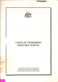 Costs of Tendering Industry Survey