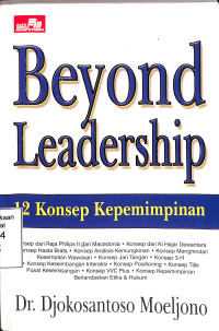 BEYOND LEADERSHIP. 12 KONSEP KEPEMIMPINAN