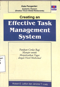 CREATING AN EFFECTIVE TASK MANAGEMENT SYSTEM